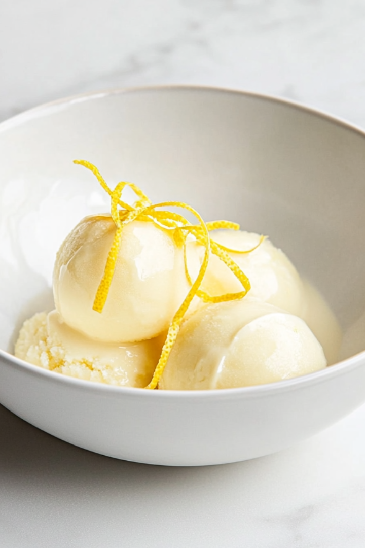 Lemon Zest Sorbet