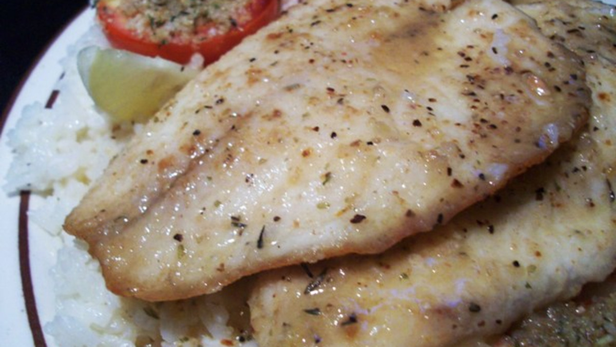 Sear-and-Steep Lemon-Herb Fish with Crisp Vegetables