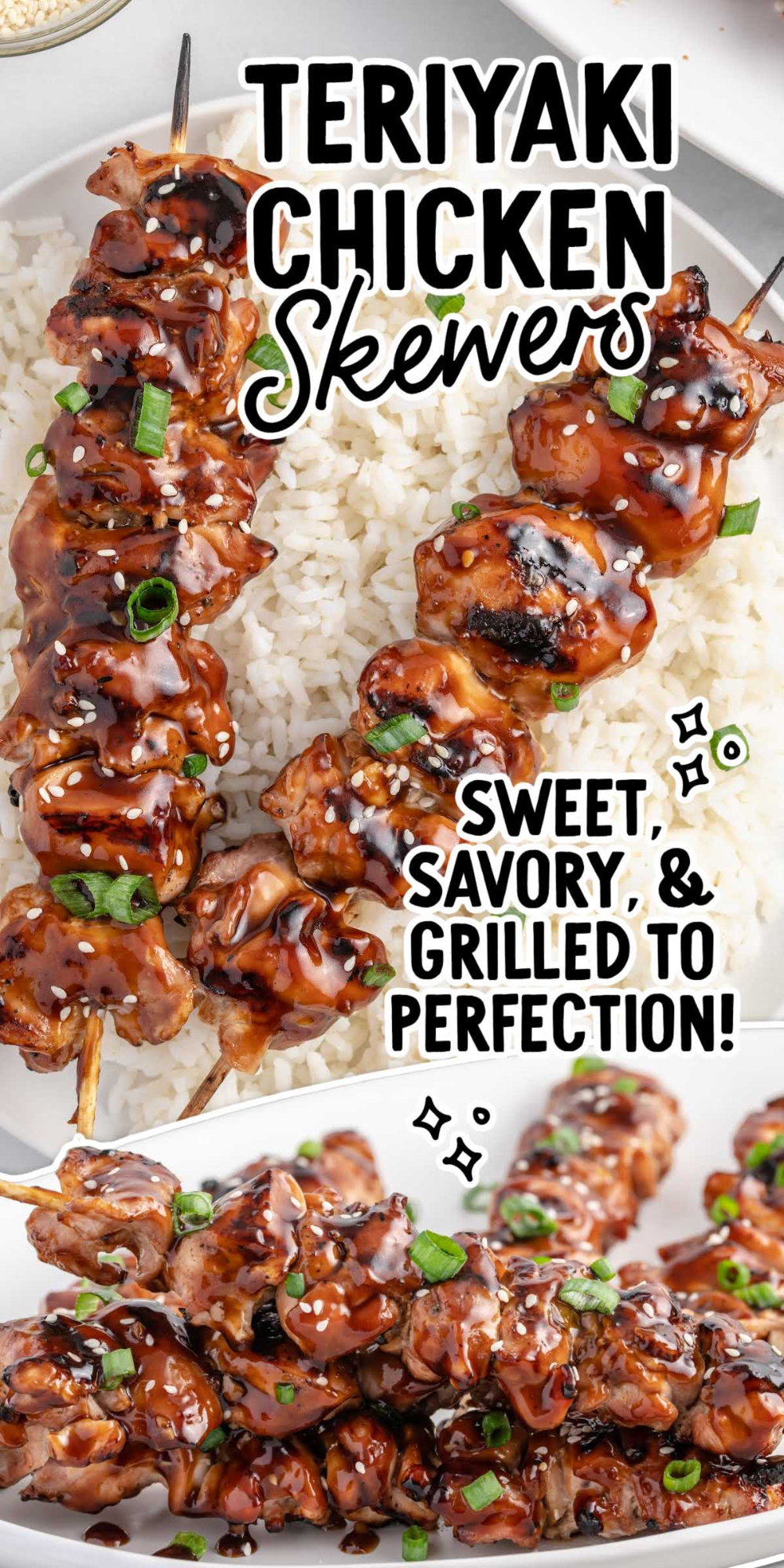 Genuine Asian-Inspired Teriyaki Chicken Skewers
