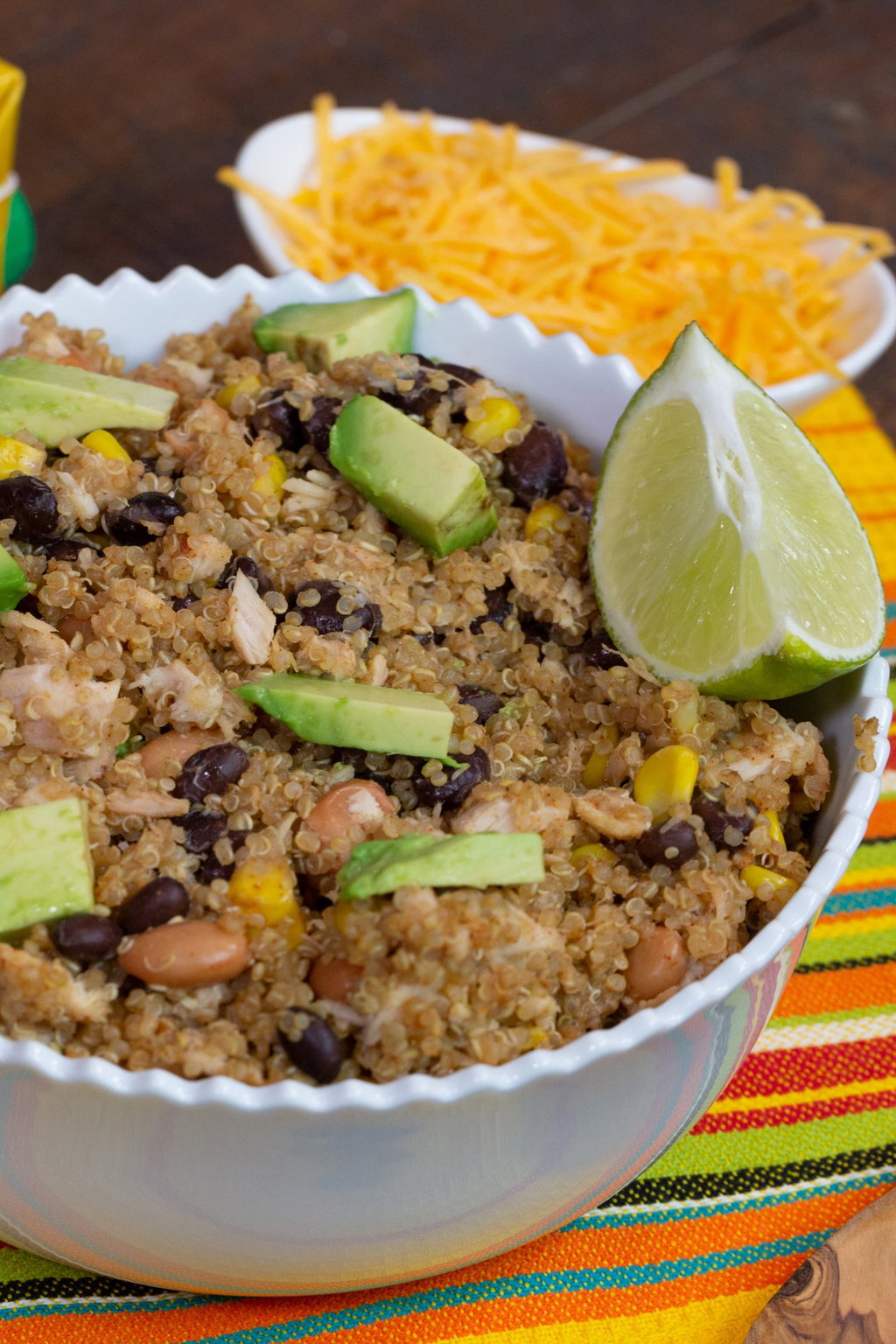 Spicy Quinoa Taco Bowls