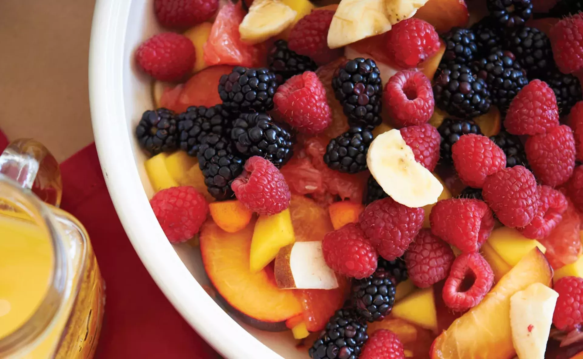 Half-and-Half Fruit Salad