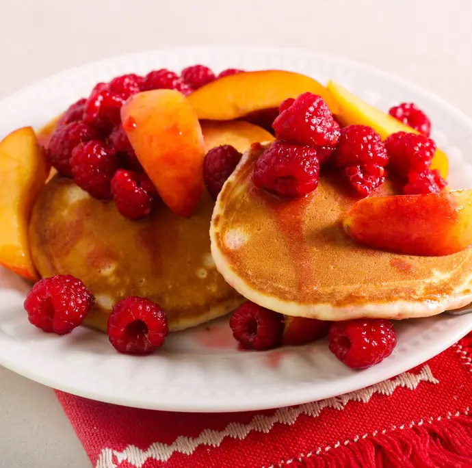 Sunshine Berry Pancake Stack