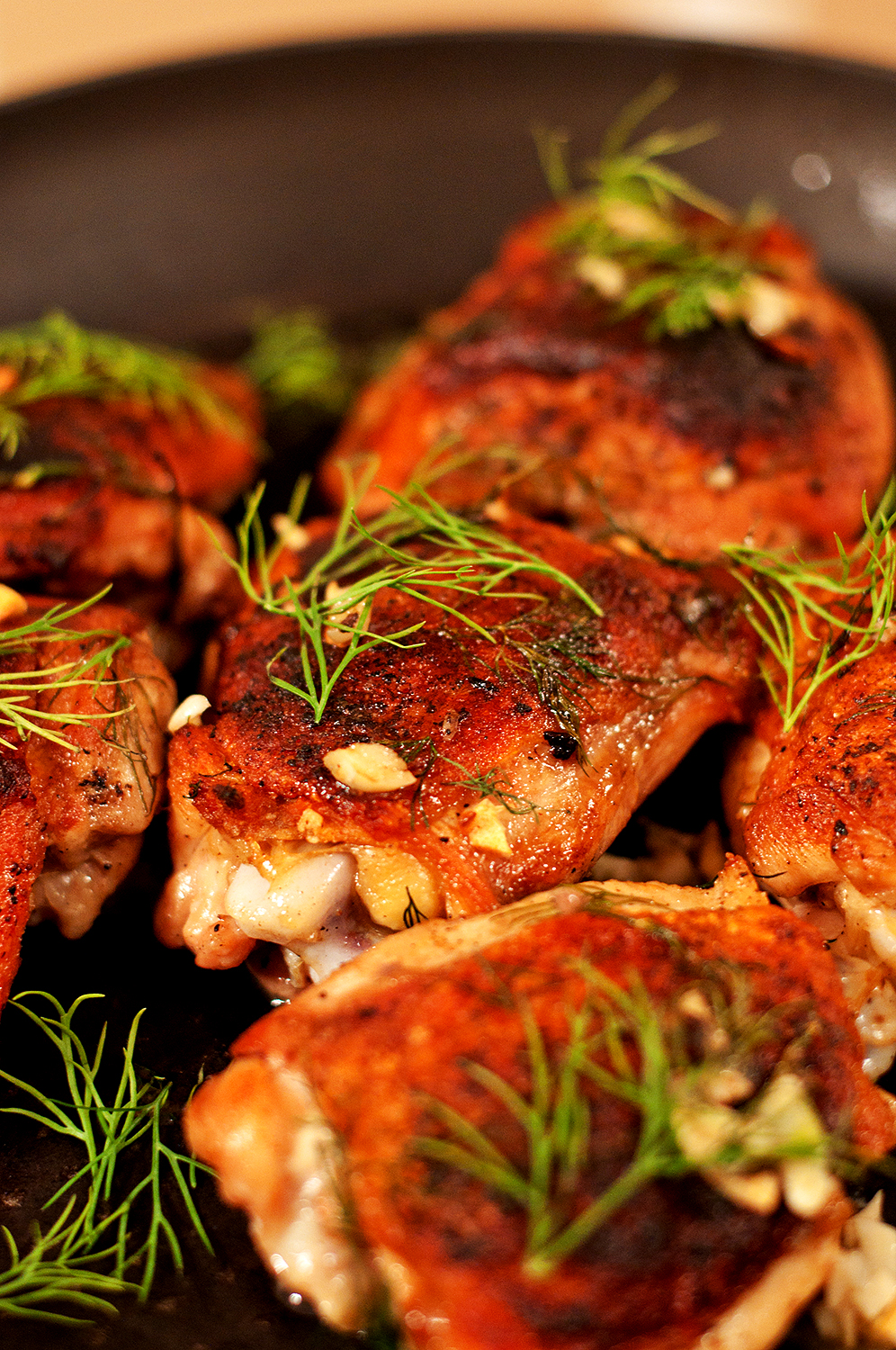 Sautéed Chicken Thighs with Lemon-Dill Sauce