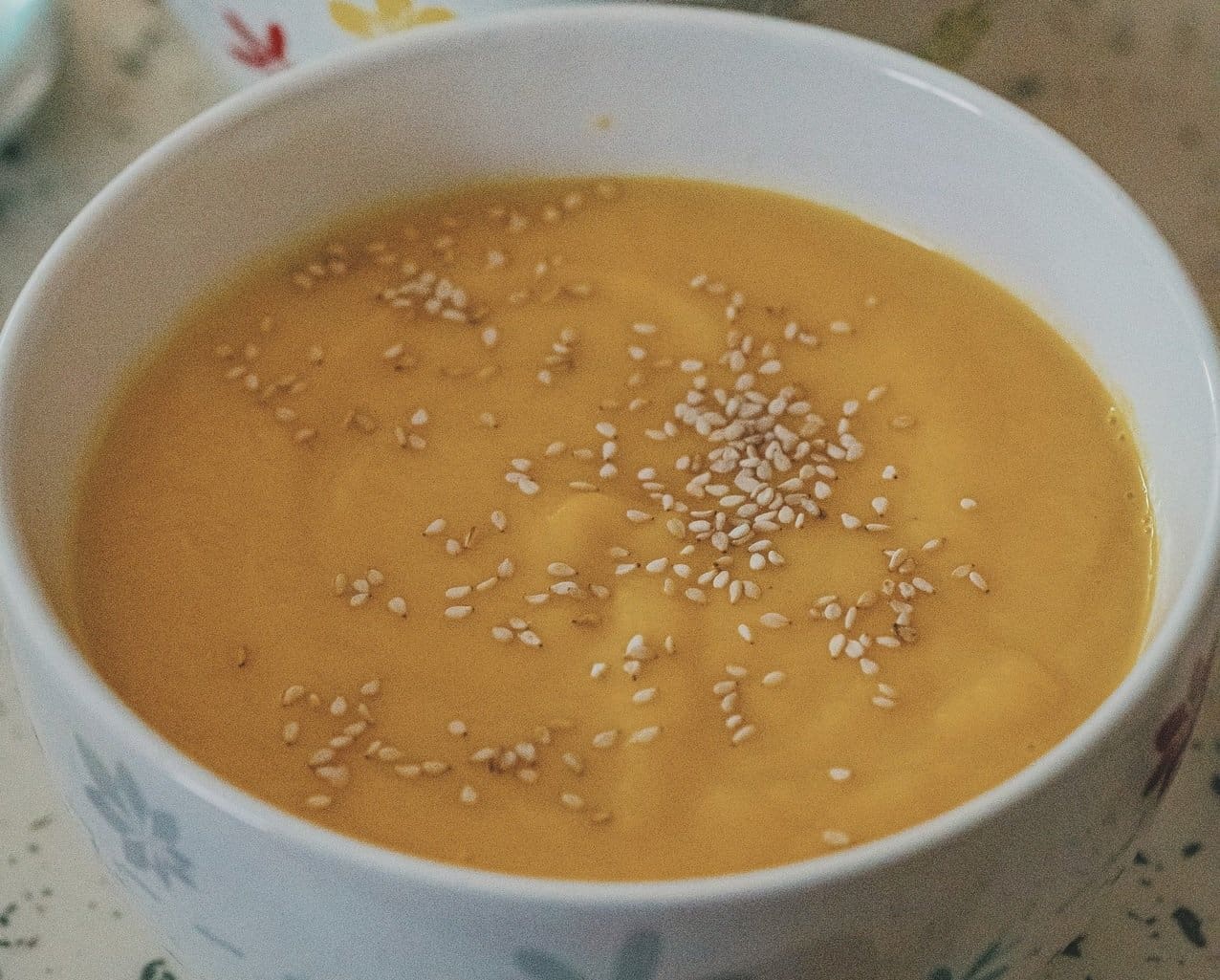 Creamy Carrot and Celery Soup with Thyme