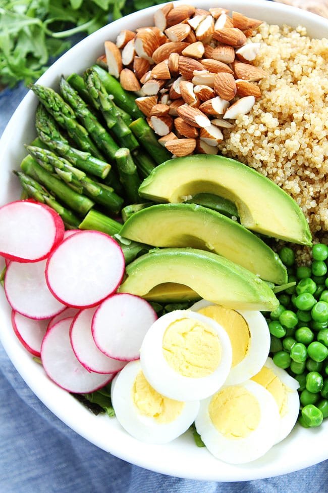 Lemon-Dill Quinoa Bowl with Spring Greens