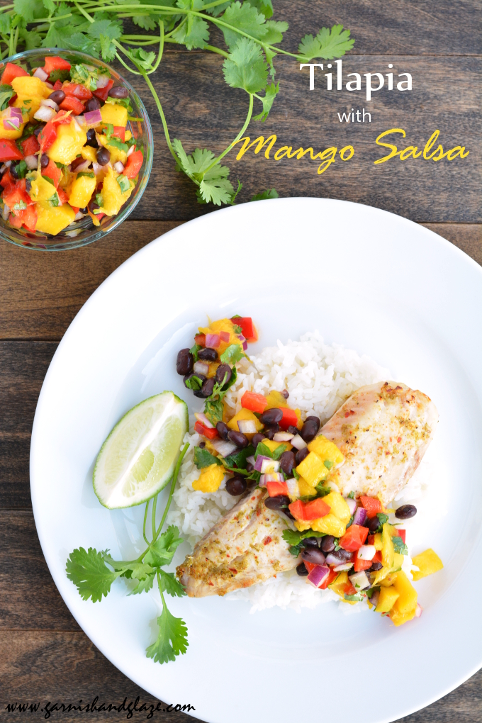 Coconut-Crusted Tilapia with Mango Salsa