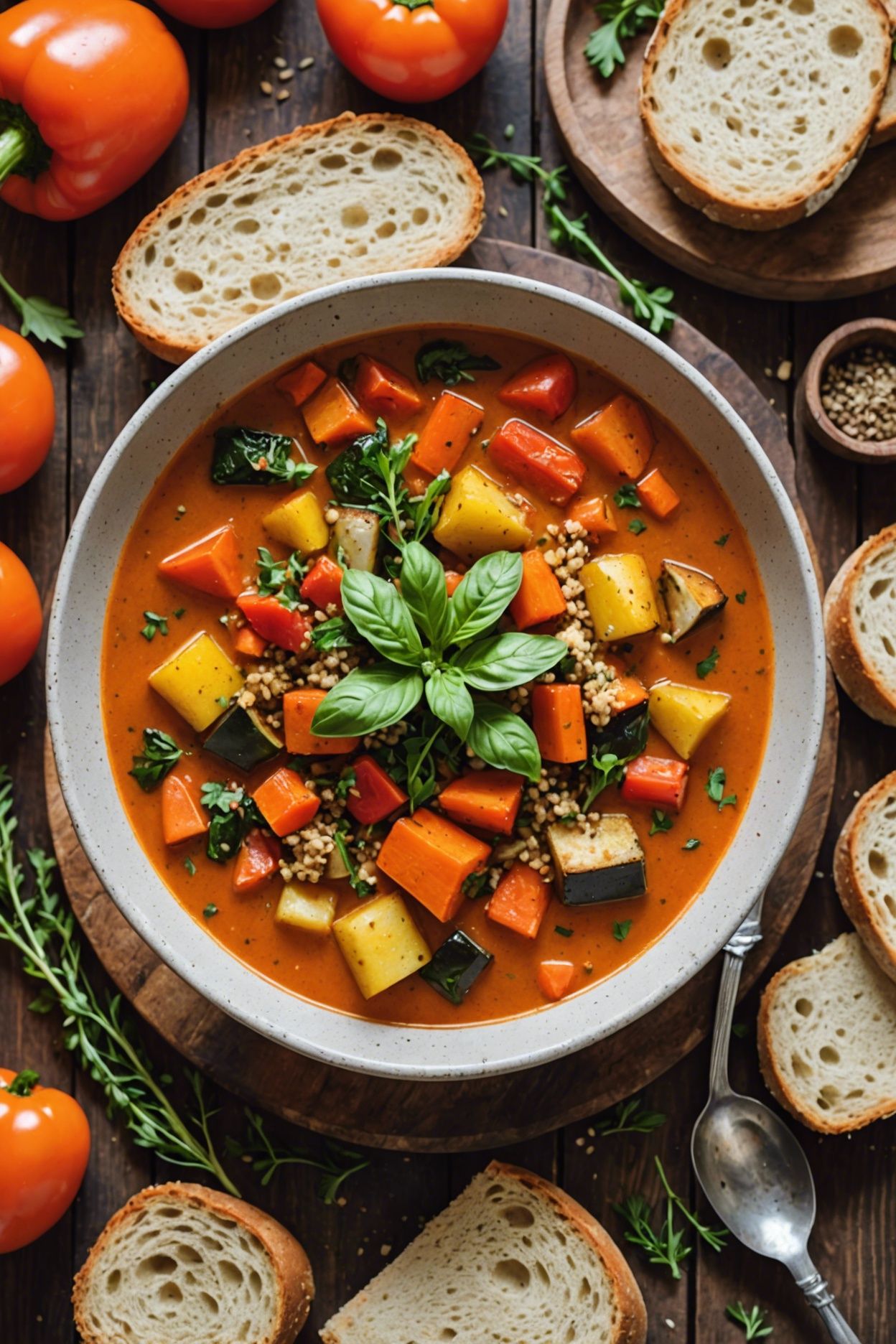 Low-Profile Vegetable Soup