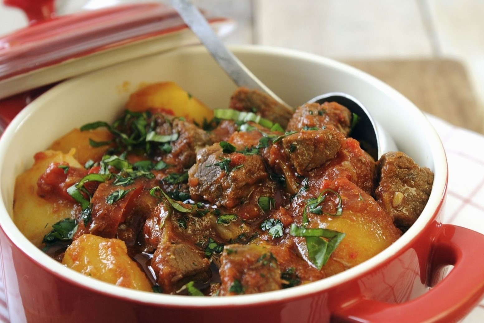 Tanzanian Beef Stew with Spiced Tomatoes and Peppers