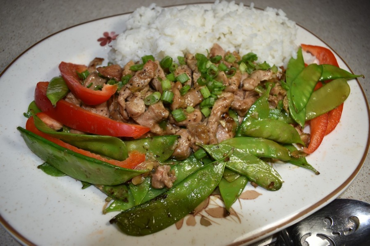 Hoisin-Glazed Pork Stir-Fry with Snap Peas