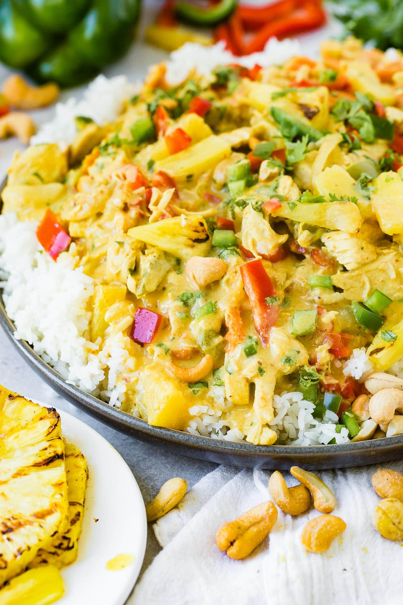 Simmered Coconut-Pineapple Curry