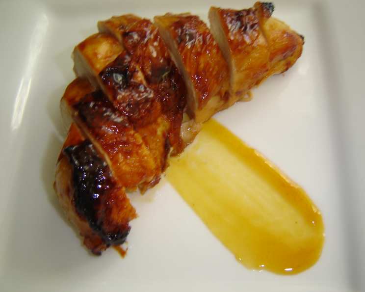 Crisp-Skinned Chicken with Bitter Orange Glaze