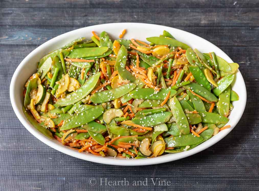 Soy-Ginger Sesame Stir-Fry with Mixed Vegetables