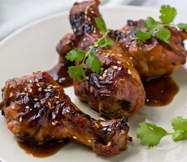 Honey-Soy Glazed Chicken with Ginger