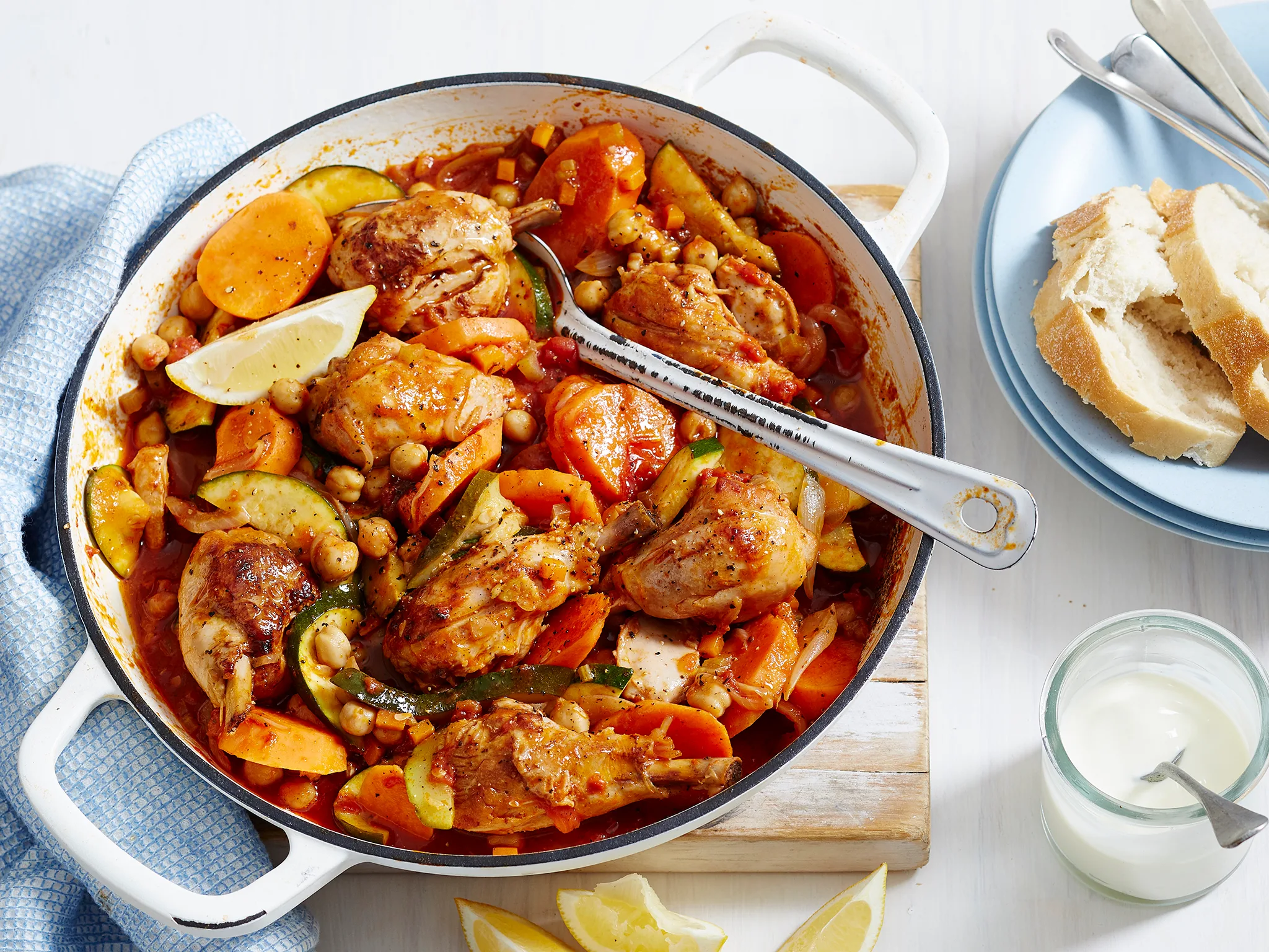Berbere-Spiced Chicken Stew with Hard-Boiled Eggs