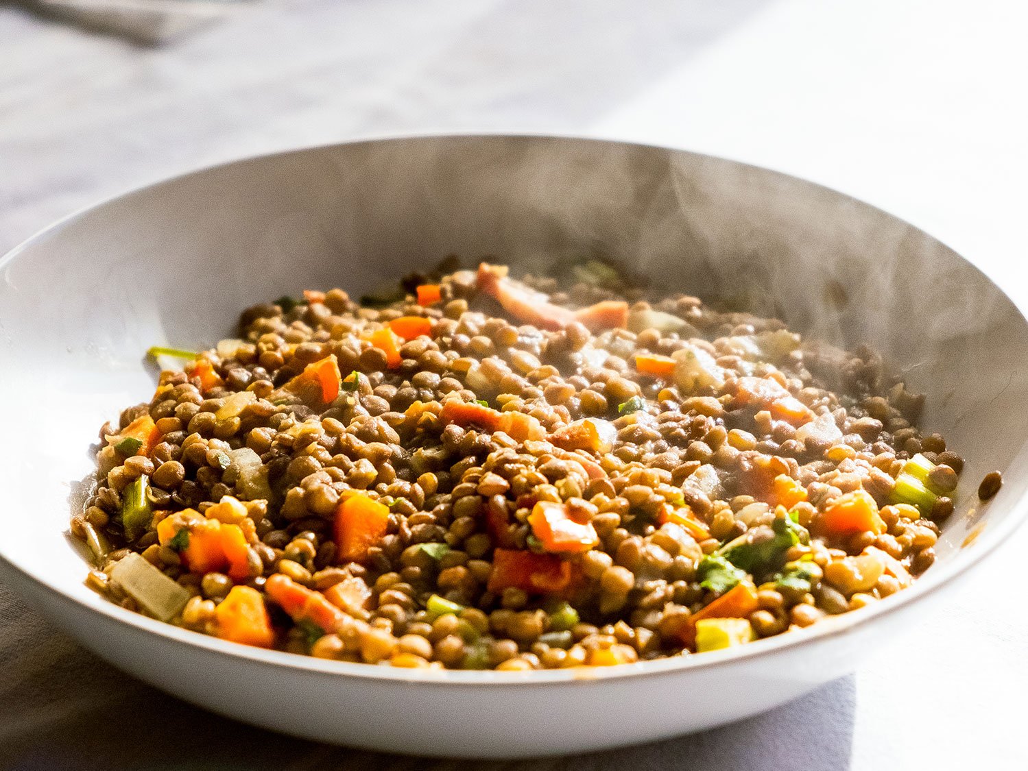 Equal-Portion Chicken and Lentil Bowl