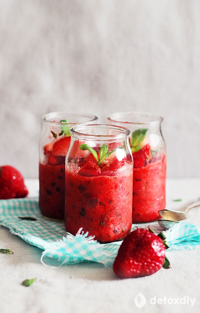 Citrus-Infused Berry Sorbet