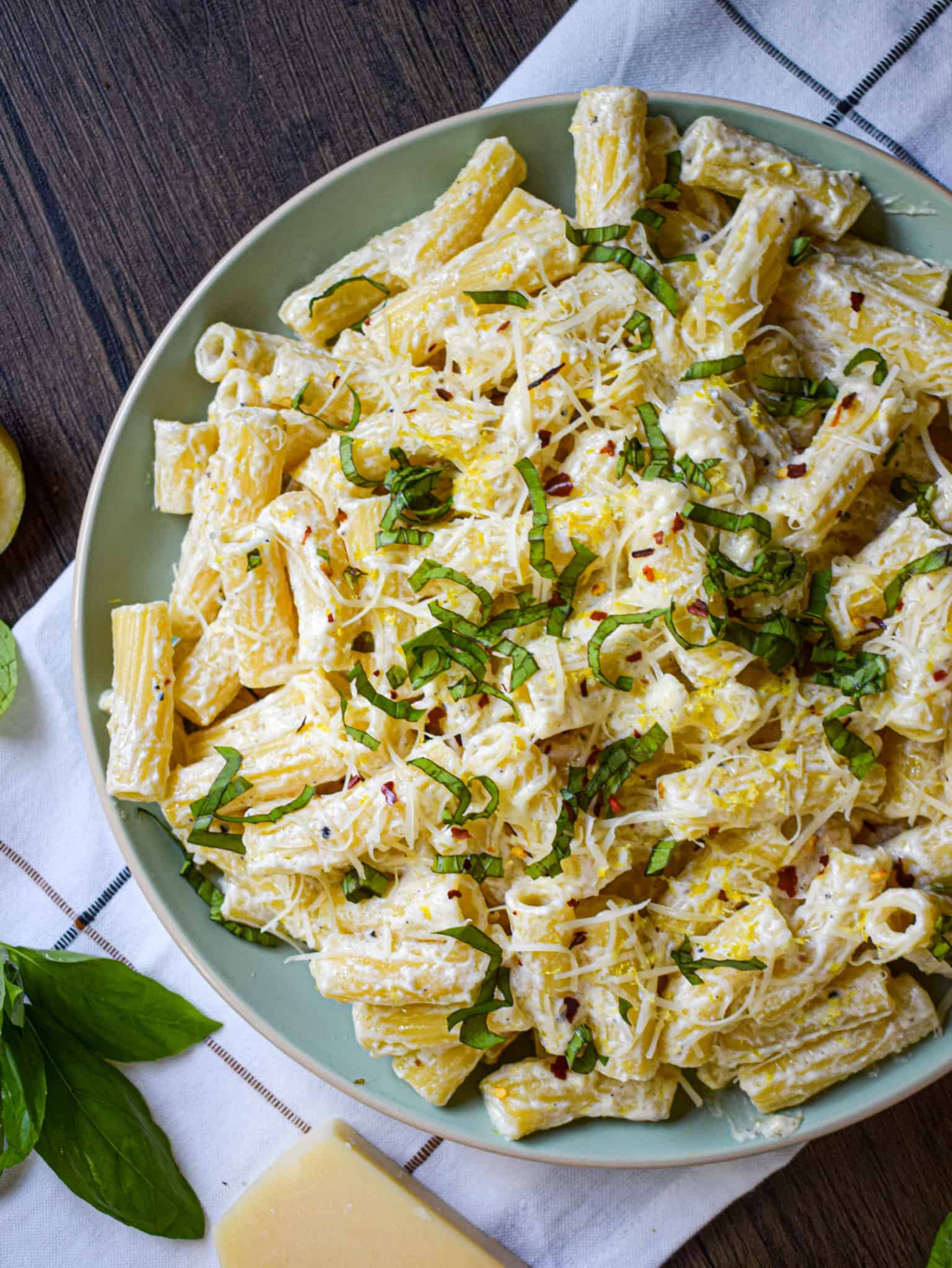 Ricotta and Mozzarella Pasta