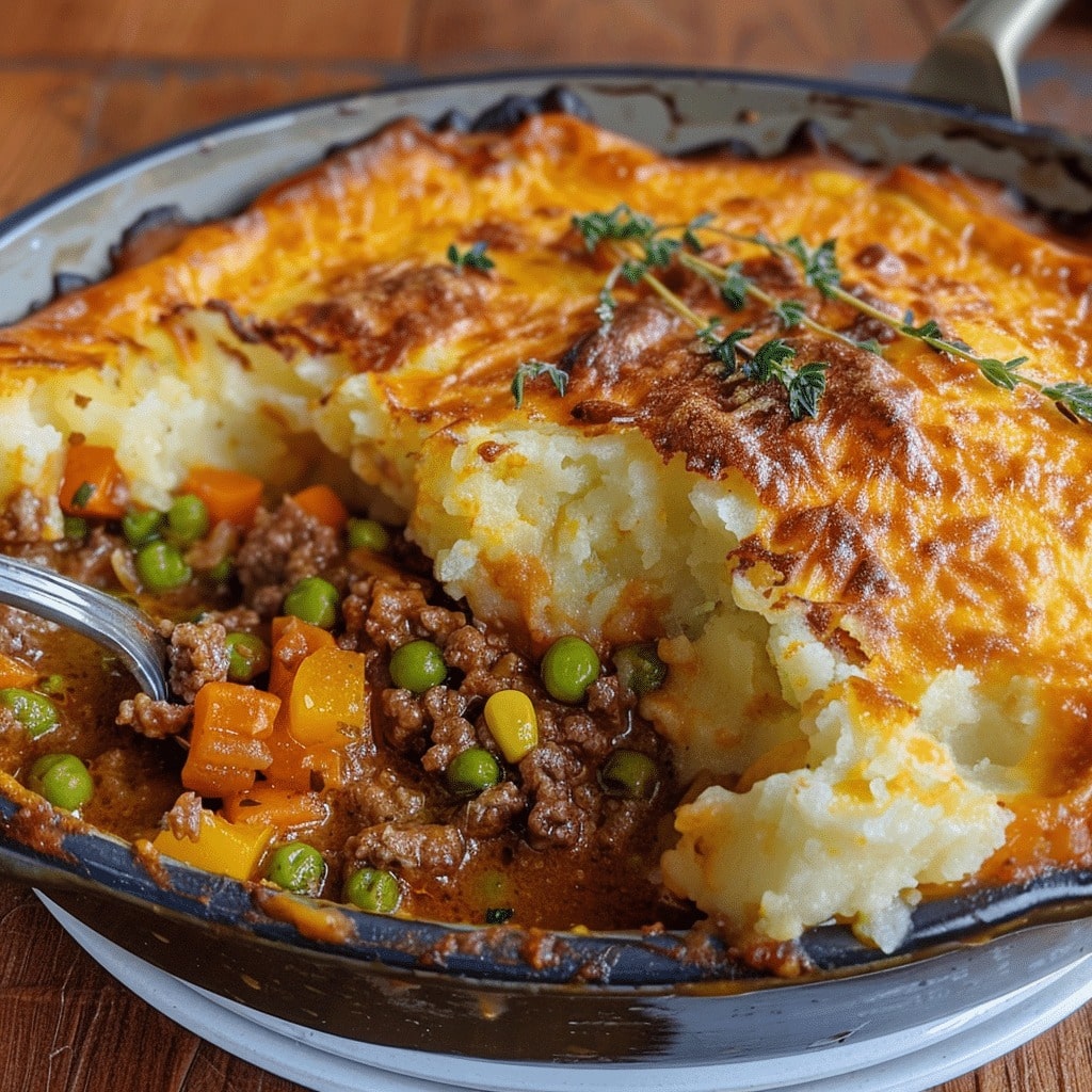 Classic Shepherd's Pie with Fresh Rosemary