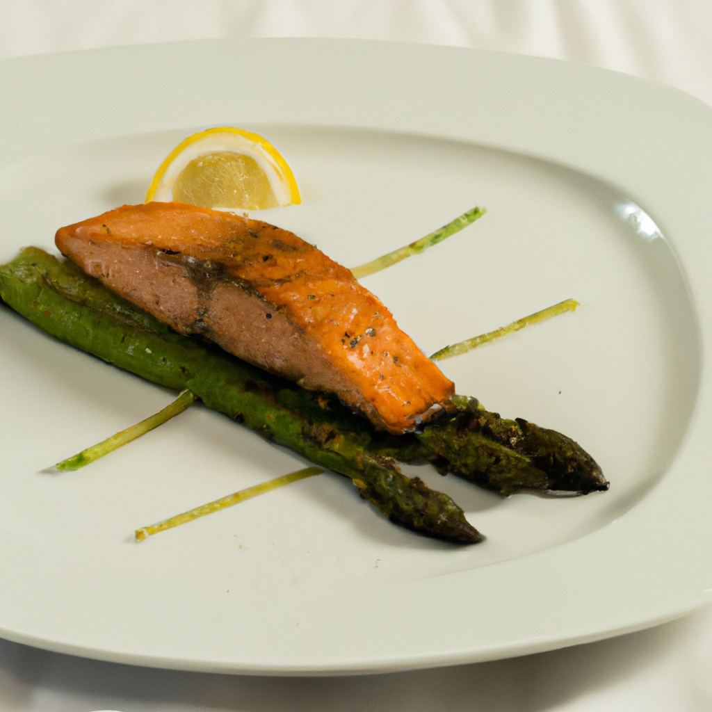 Grilled Lemon-Dill Salmon with Fresh Asparagus