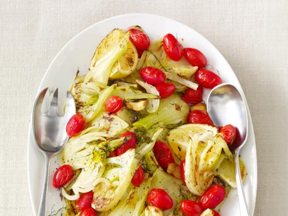 Roasted Fennel and Cherry Tomato Medley with Za'atar