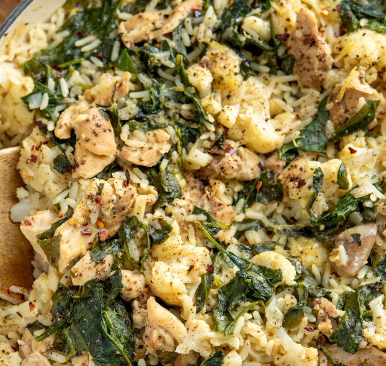 Sautéed Lemon-Garlic Chicken and Rice