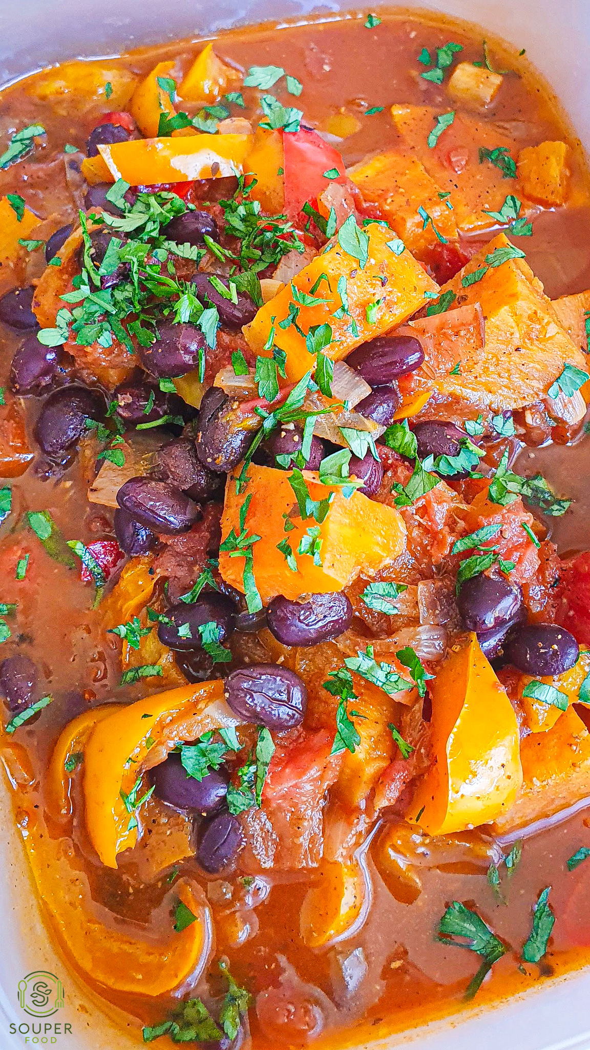 Texas-Spiced Black Bean and Sweet Potato Stew