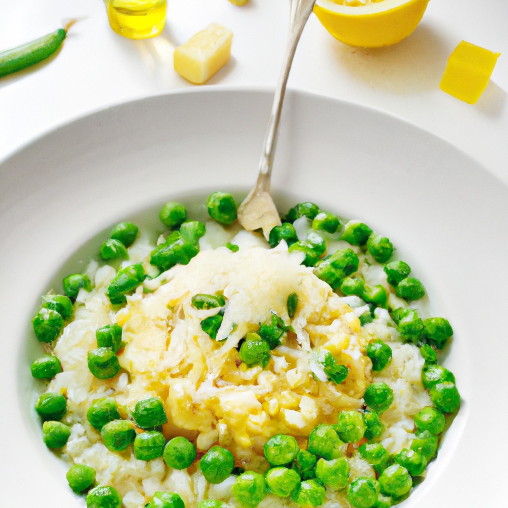 Luminous Lemon Risotto with Peas