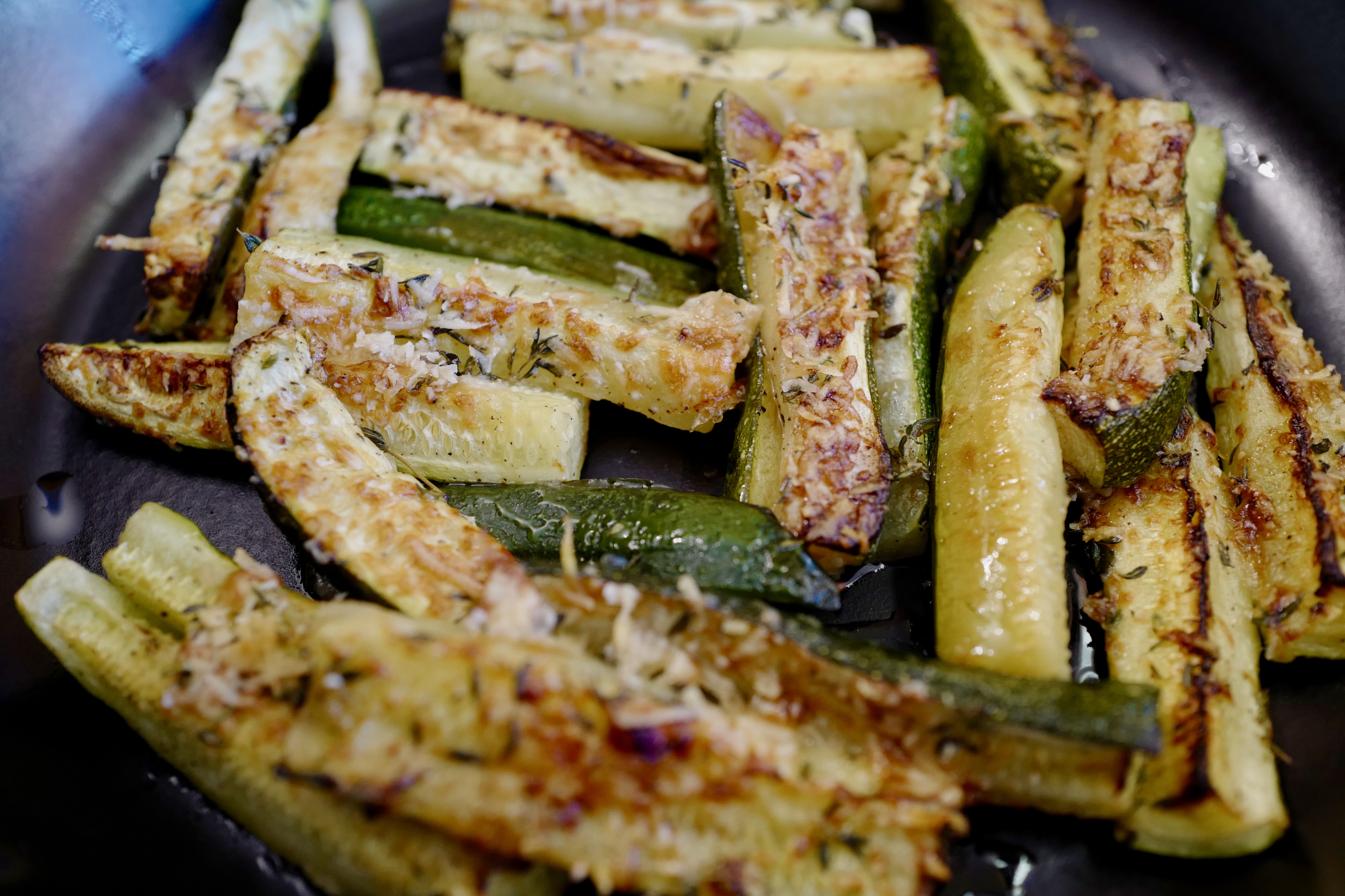 Herb-Roasted Zucchini with Parmesan