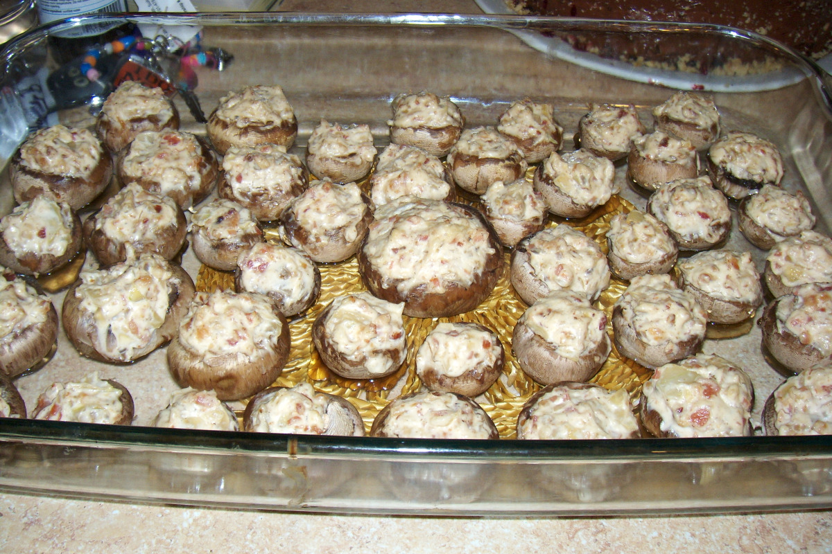 Bacon-Wrapped Cheese Stuffed Mushrooms