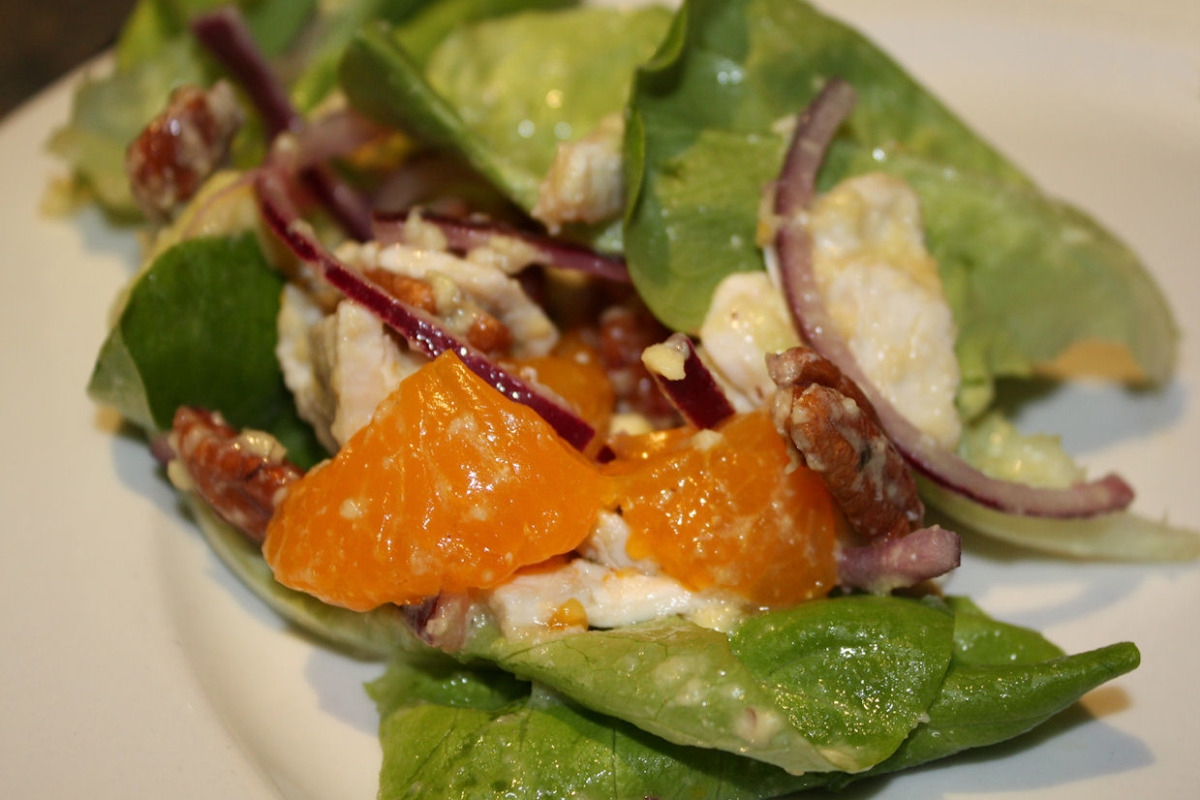 Avocado-Orange Chicken Salad with Radish