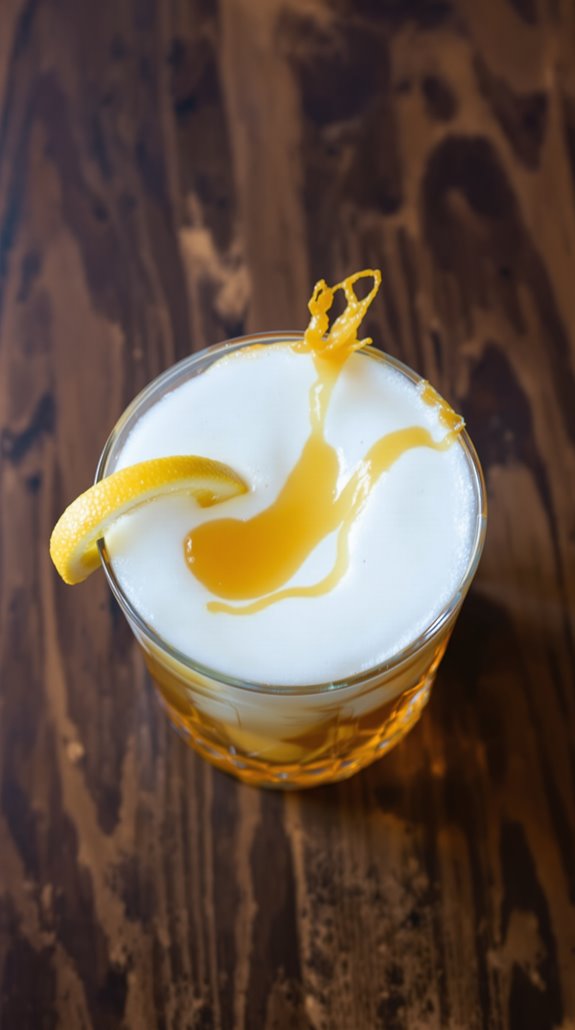 Honey Bourbon Lemon Sour