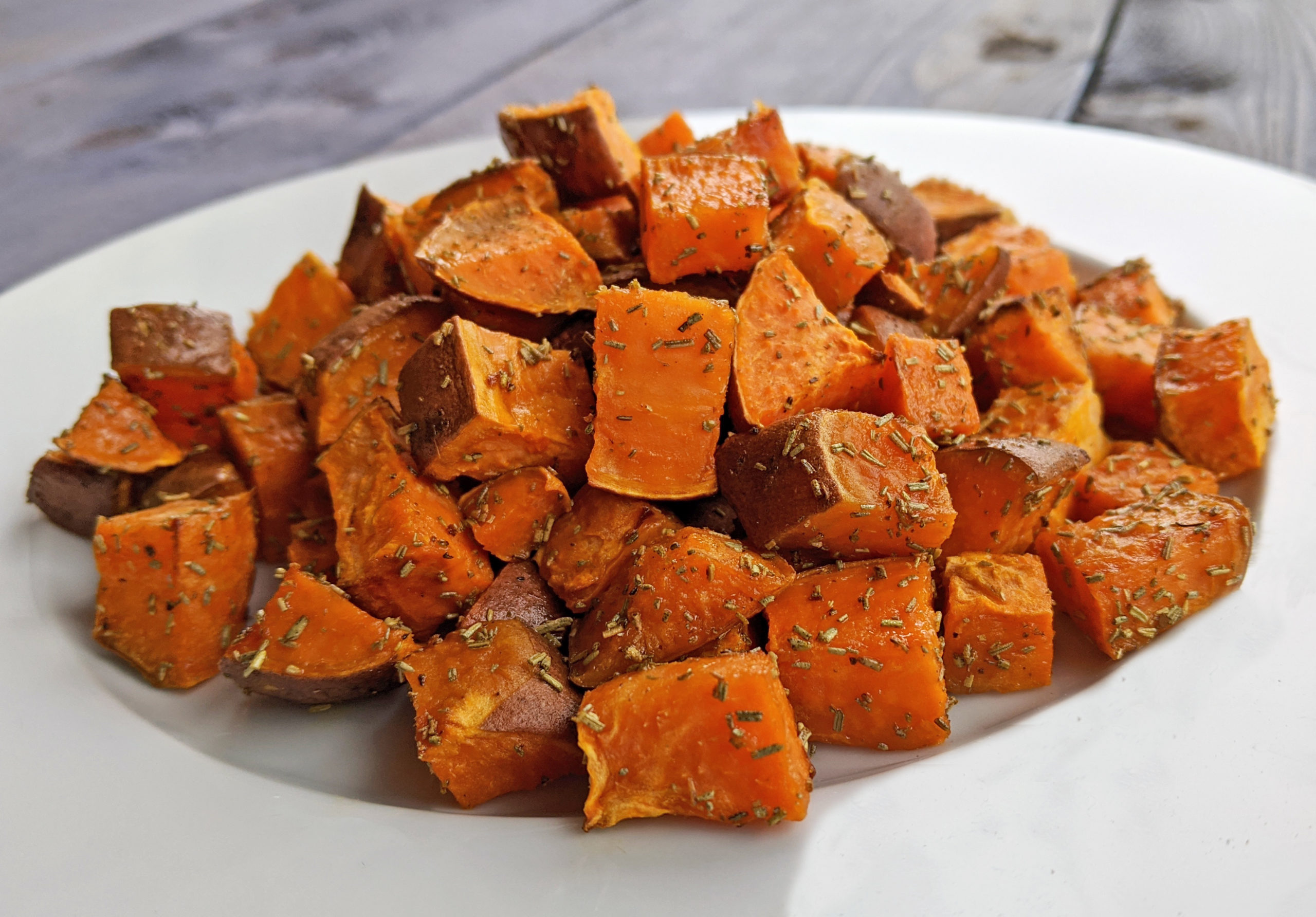 Smoky Paprika-Roasted Sweet Potatoes with Rosemary