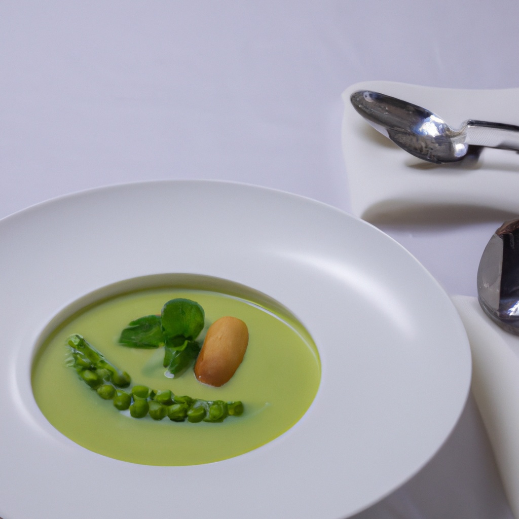 Classic English Pea and Mint Soup