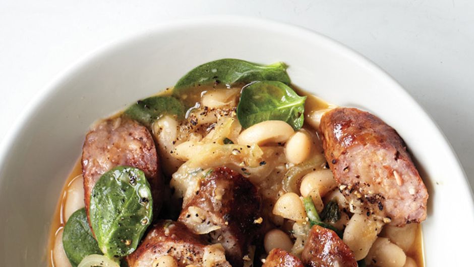 Smoky Chorizo and White Bean Stew