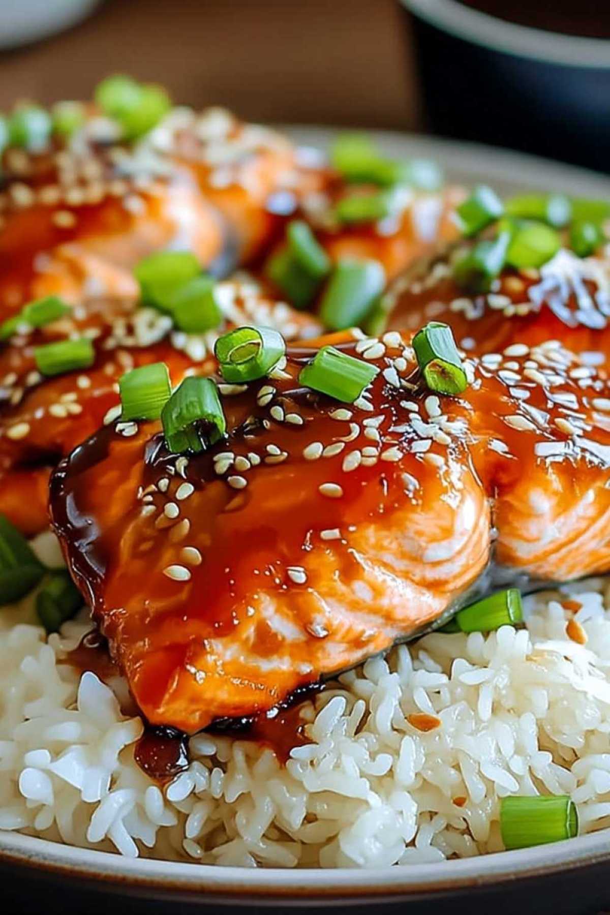 Ginger-Soy Glazed Salmon with Broccoli Rice