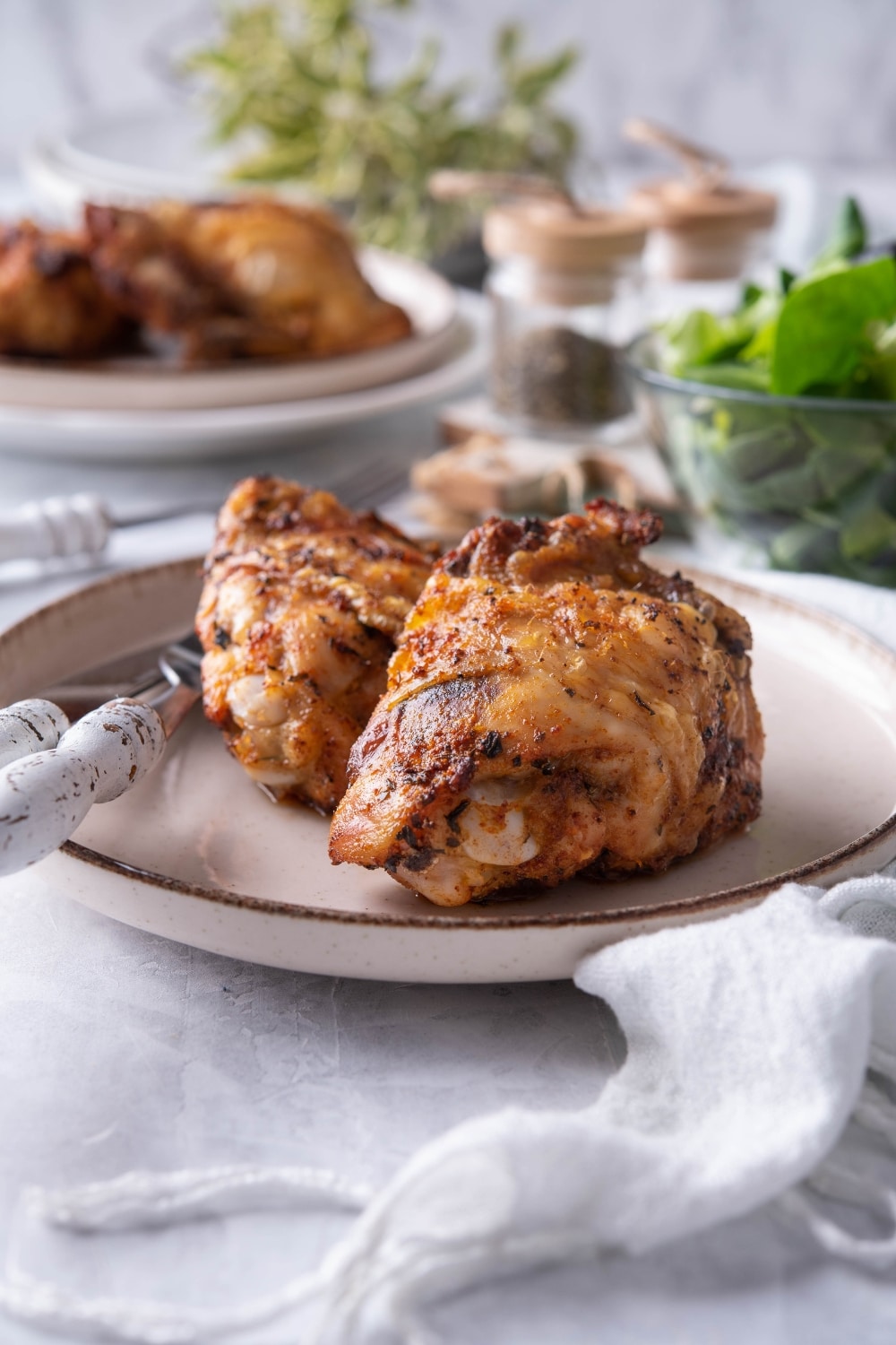 Aviation Fuel-Inspired Herb-Infused Chicken Thighs