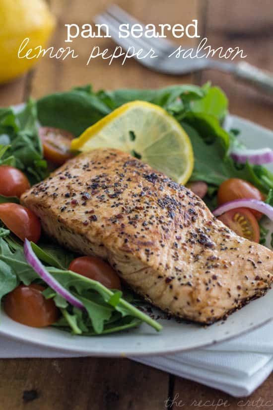 Pan-Seared Salmon with Lemon and Fresh Herbs