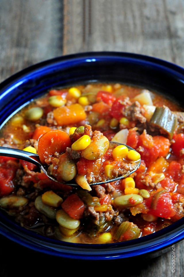 Slow-Cooked Vegetable Soup