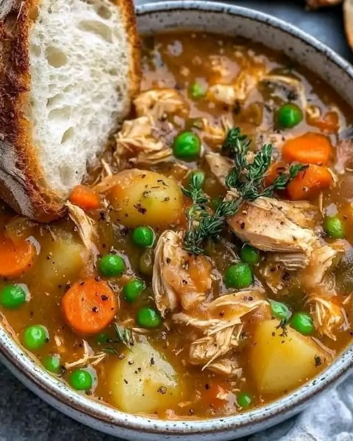 Herb-Infused Chicken and Vegetable Stew