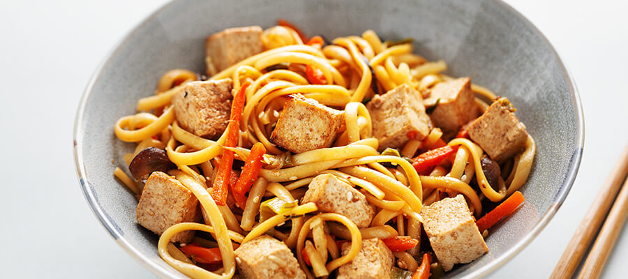 One-Pan Soba Noodle Stir-Fry with Tofu