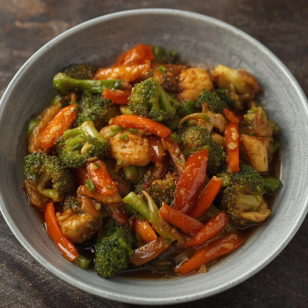 Vegetable Stir-Fry with Ginger and Soy Sauce
