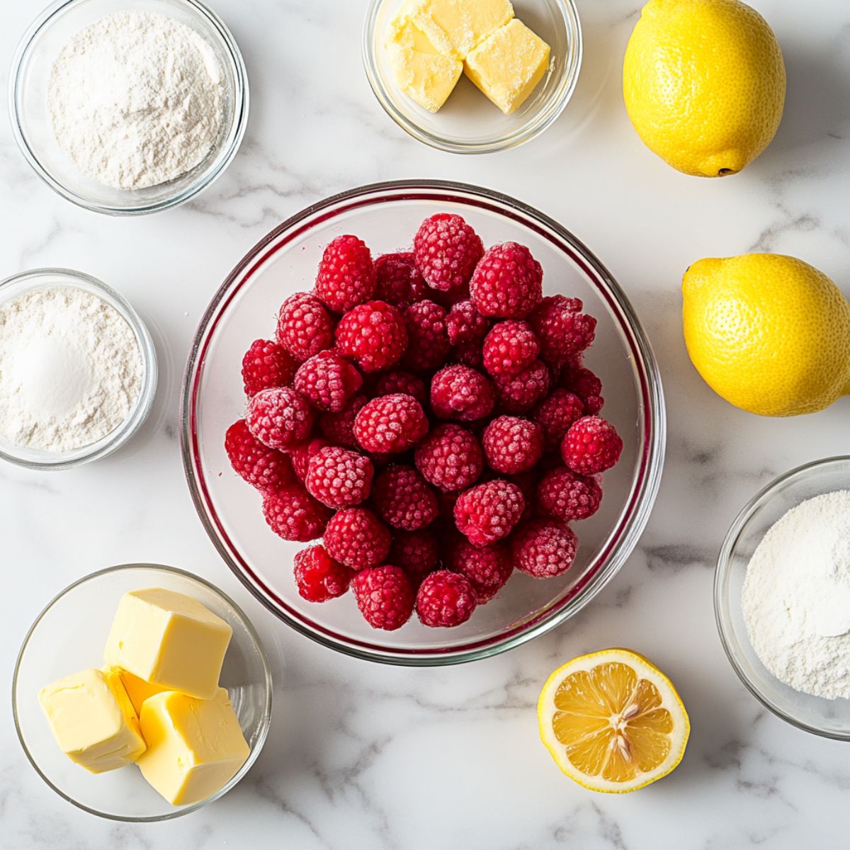Rose-Infused Raspberry Tart