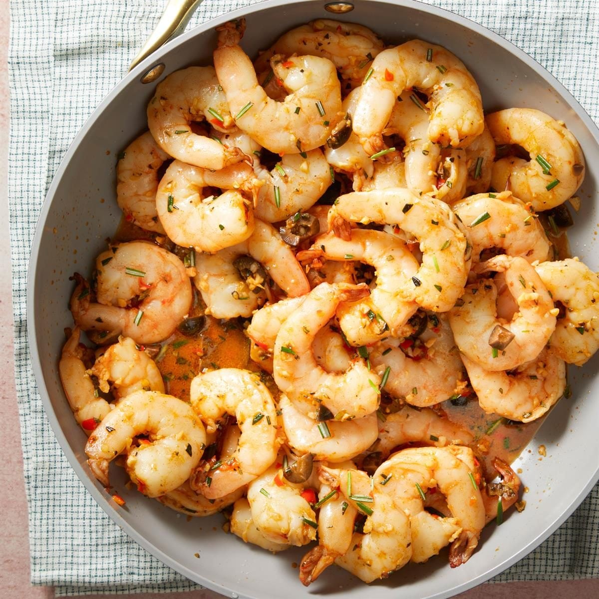 Sautéed Shrimp with Garlic and Fresh Thyme
