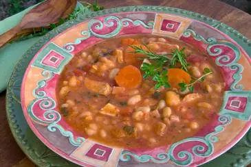 Slow-Simmered Vegetable and White Bean Stew with Thyme