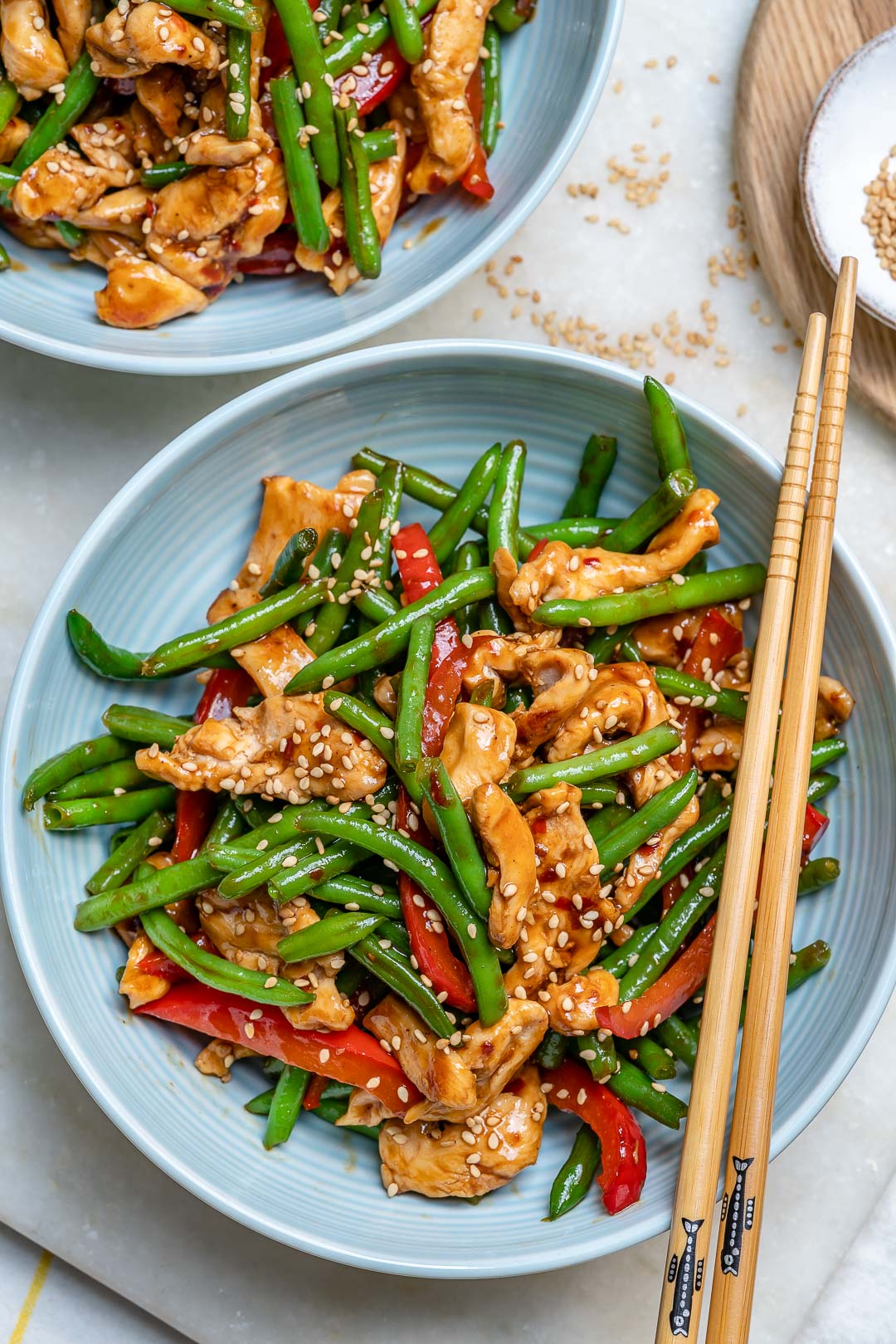 Chicken and Vegetable Stir-Fry with Sesame