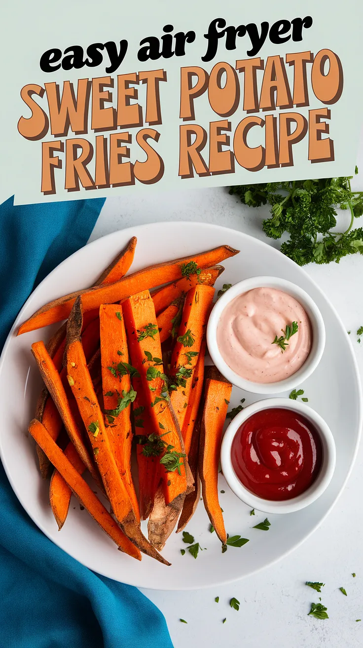 Air-Fried Sweet Potato Fries with Paprika