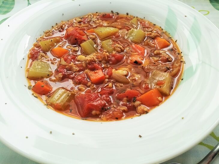 Pork and Tomato Stew with Olives