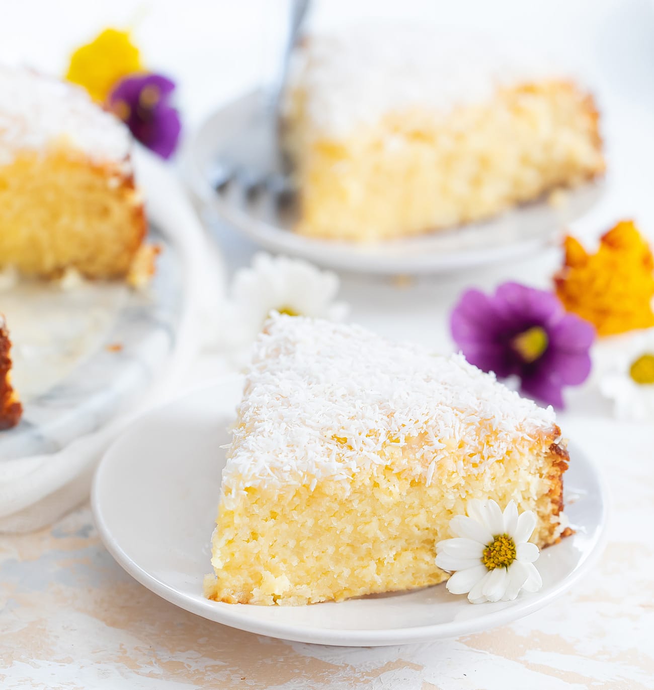 Tiki Paradise Coconut Cake