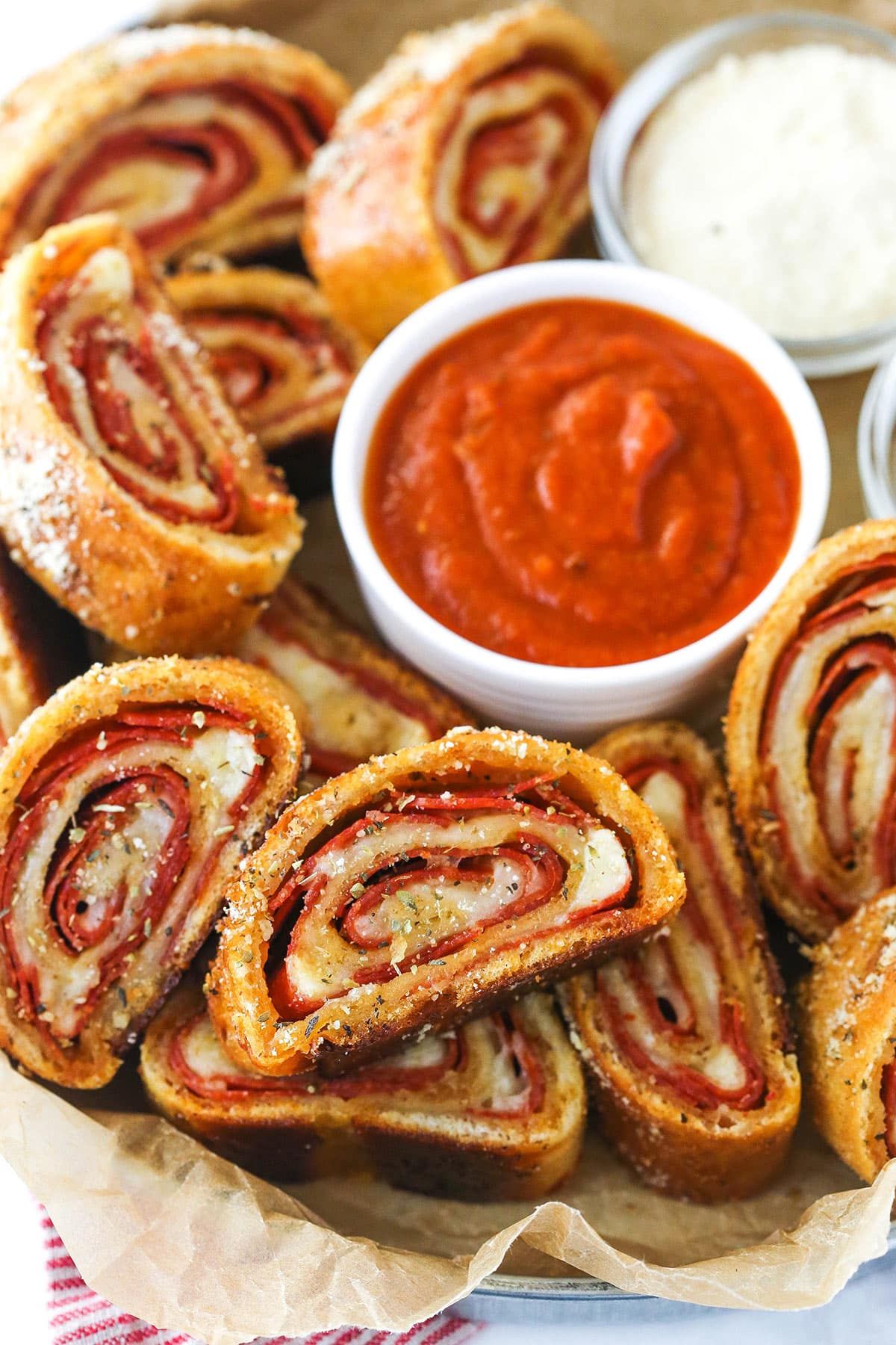 Sicilian Pepperoni Stuffed Rolls