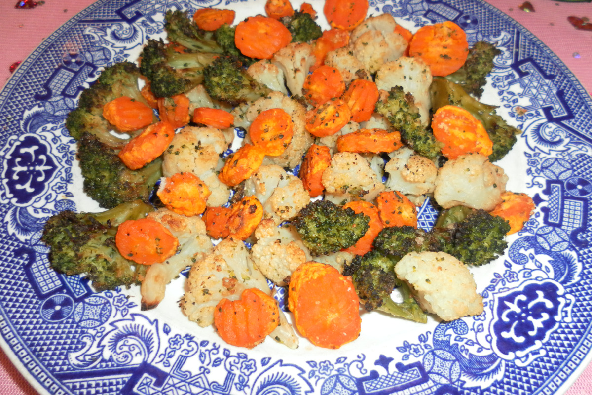 Pumpkin Seed and Herb Roasted Vegetables
